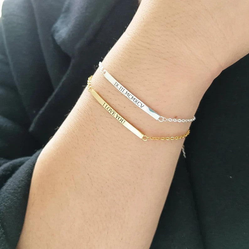 Personlig navn armbånd