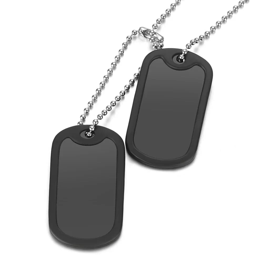 Dog tag-kjede Dobbel