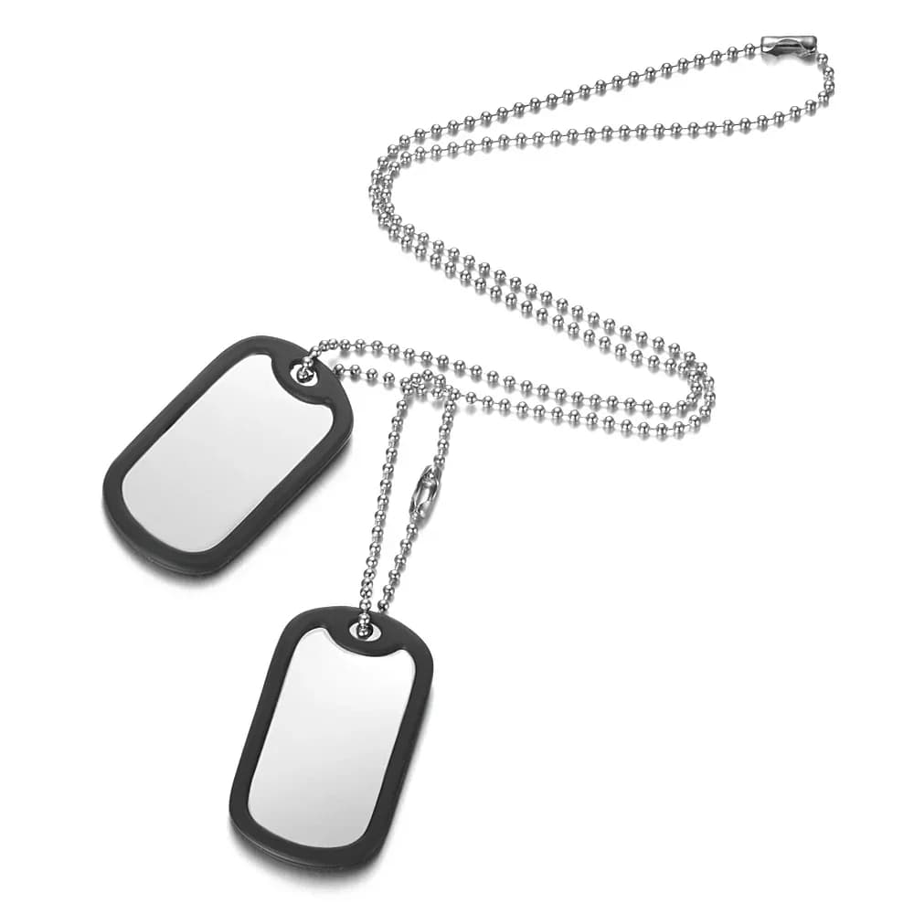 Dog tag-kjede Dobbel