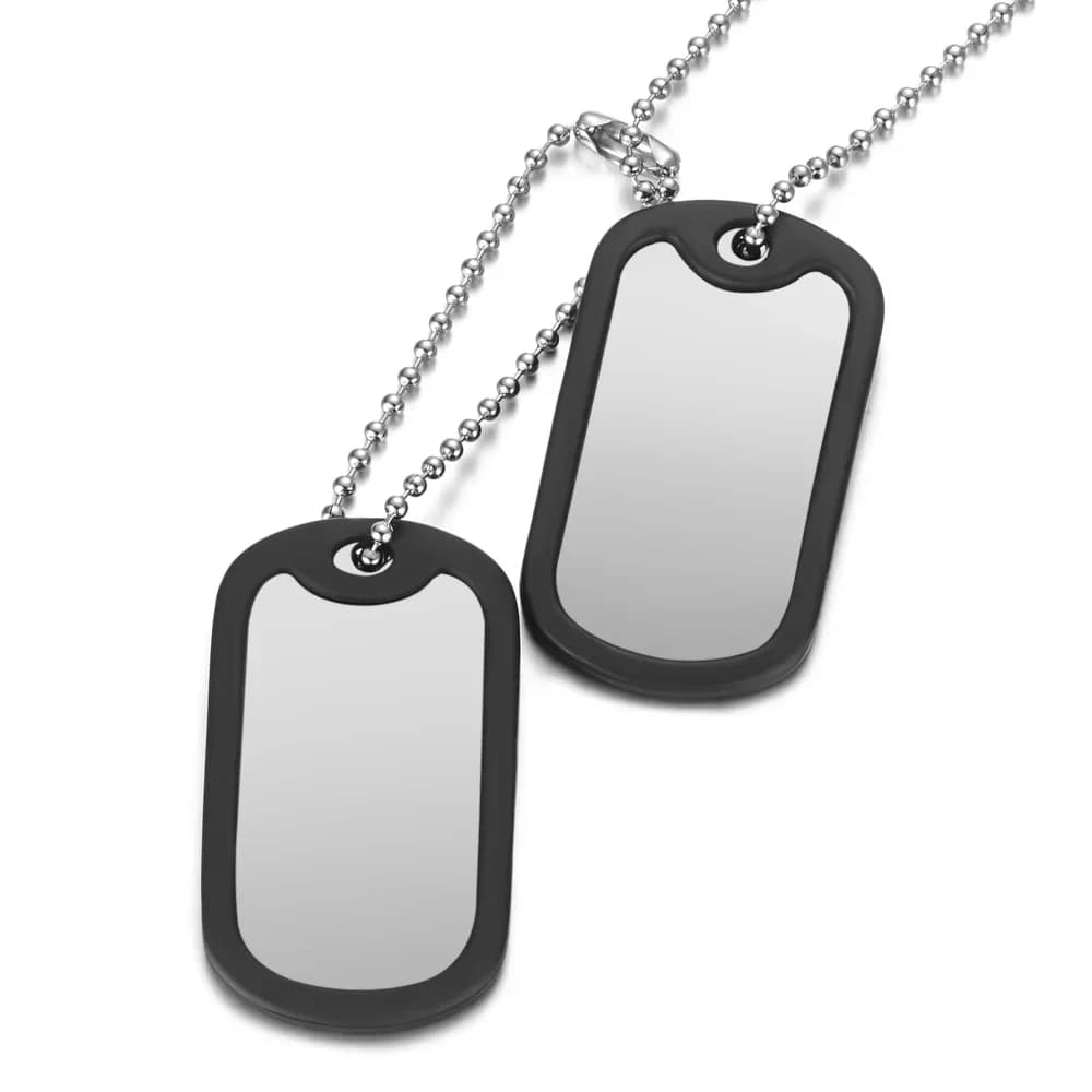 Dog tag-kjede Dobbel