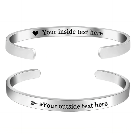 Cuff Gravert armband
